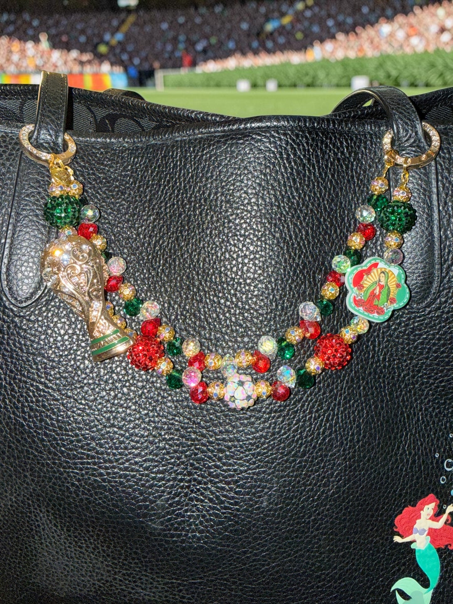 Mexico themed soccer bag charm