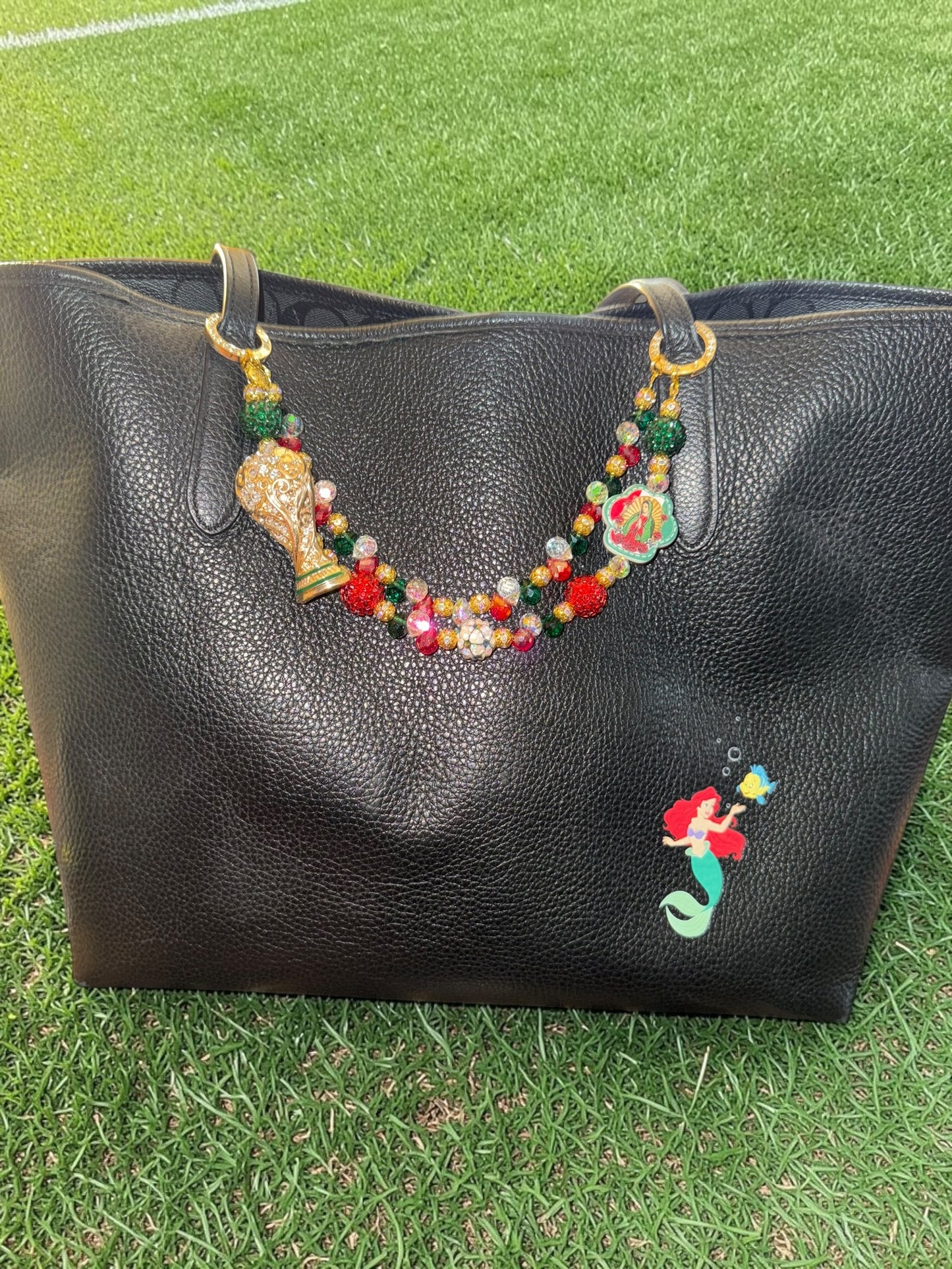 Mexico themed soccer bag charm
